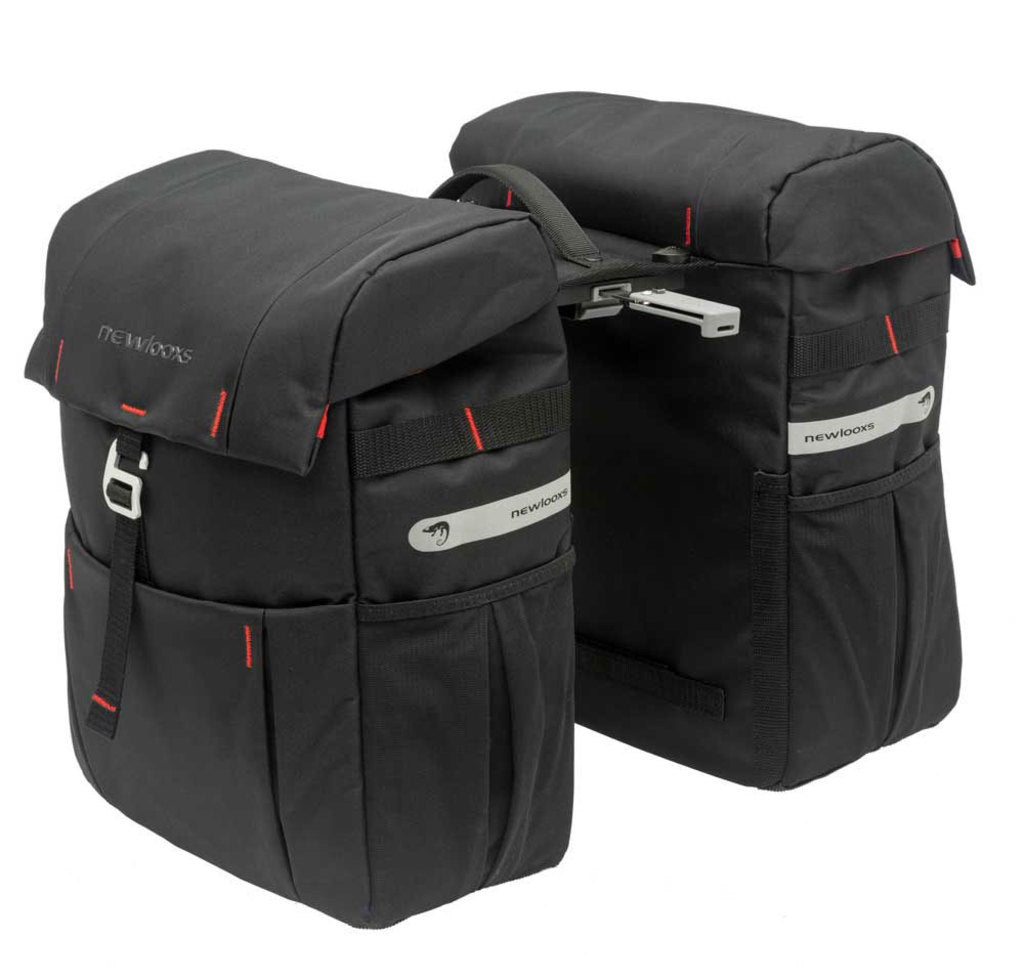 Dubbele-Fietstas-New-Looxs-Vigo-Mik-Black-37-Liter Dubbele-Fietstas-New-Looxs-Vigo-Mik-Black-37-Liter
